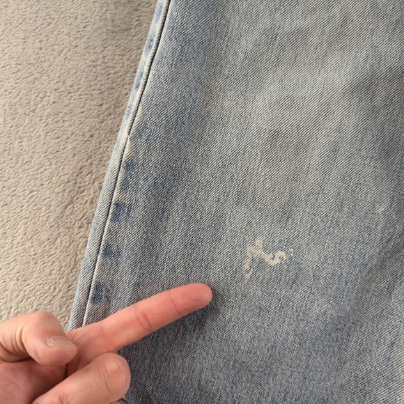 Vintage Levis Jeans 36 (Fits 34x27) Blue Light Wash Faded Faded Skate Grunge Y2K - Picture 9 of 15
